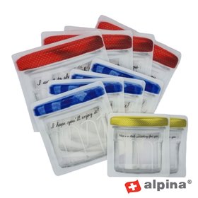 Conjunto de 10 Sacos Reutilizáveis Para Alimentos Alpina