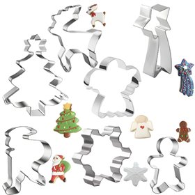 Conjunto 7 Formas de Natal p/ Bolachas/BIscoitos