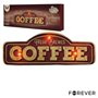 Placa em Metal Decorativo Retro Forever