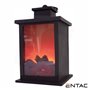 Lareira Decorativa LED A Pilhas 17cm Entac