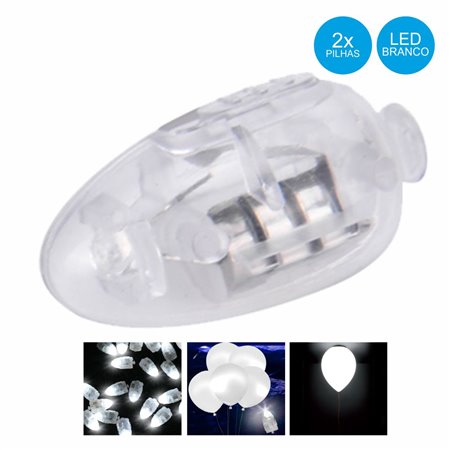 LED Branco p/ Balões