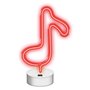 Luz LED Neon em Forma de Nota Musical c/ Base