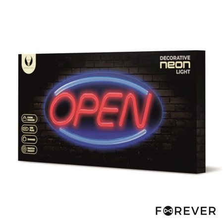 Luz LED Neon em Forma da Palavra "Open"