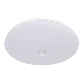 Aplique LED Redondo 2Xe27 2X60W c/ Sensor Movimento Pir