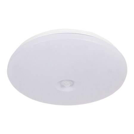Aplique LED Redondo 2Xe27 2X60W c/ Sensor Movimento Pir