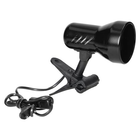Candeeiro Secretária 1Xe27 40W c/ Mola Preto Virone