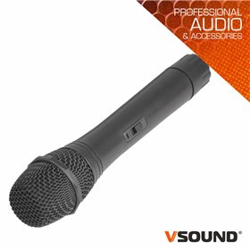 Microfone s/ Fios p/ Colunas 254.6Mhz Vsound