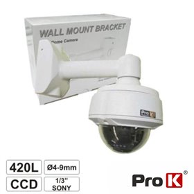 Câmara Vigilância Dome CCD Cores Ptz 420L 1/3" Sony Prok