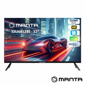 Smart TV DLED Frameless 32" HD HDMI DVB-T2/T/C Manta