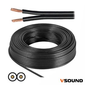 Cabo Coluna 2X4.00Mm Preto Paralelo Vsound
