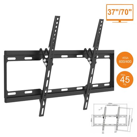Suporte LCD/LED 37/70" Vesa 600/400 45Kg