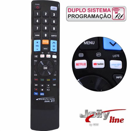 Telecomando Programável 2:1 Jolly