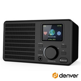 Rádio Wifi FM/AUX/BT 20W Denver