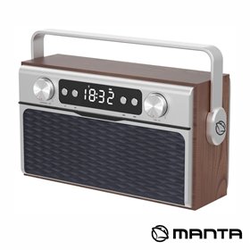 Rádio Portátil 20W FM/USB/MicroSD/AUX/BT Manta