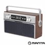 Rádio Portátil 20W FM/USB/MicroSD/AUX/BT Manta