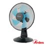Ventoinha de Mesa Ø30cm 40W Preta/Azul Ardes