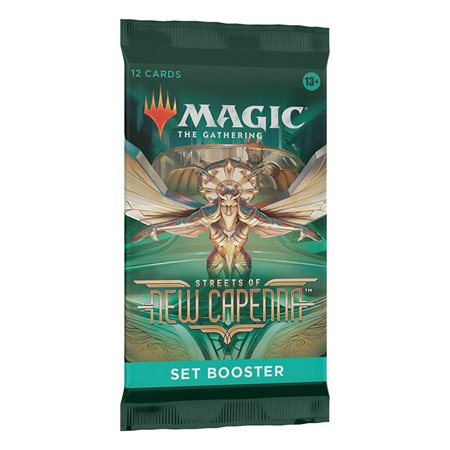 Envelope de jogo de cartas individual Wizards of the Coast Magic the Gathering Streets of New Capenna Envelope edição em inglês