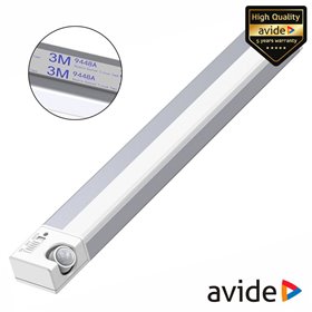 Armadura LED c/ Sensor e bateria 2.5W 30cm 3000K 200Lm Avide