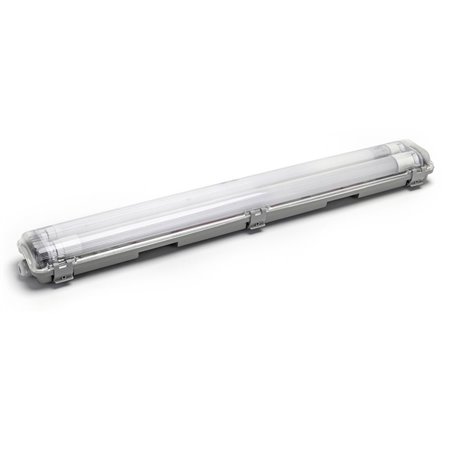 Armadura T8 c/ 2 Lâmpadas LED Tubular 2X9W 60cm 4000K IP65