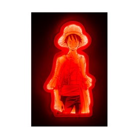 Mural de lâmpada neon teknofun madcow entretenimento one piece luffy 30 cm