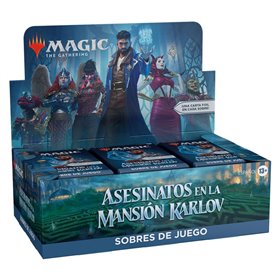 Jogo Magic the Gathering Envelope Box Envelopes Assassinatos na Mansão Karlov Espanhol