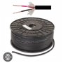 Cabo Microfone 2 Condutores + Malha 2X0.35Mm² Ø6.3Mm Preto