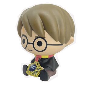 Figura de cofrinho Plastoy Harry Potter com caixa de sapo de chocolate