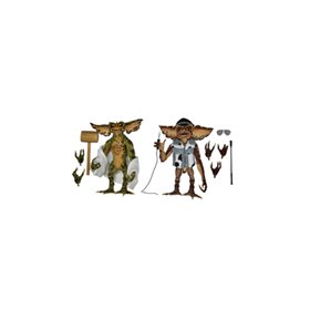 Neca figure pack 2 gremlins 2 tatuagens gremlins figuras