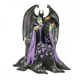 enesco disney figura maléfica no trono