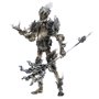 Figura coleção de diamantes juiz dredd juiz fogo preto e branco em mini escala pré-visualizações requintadas exclusivas
