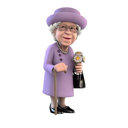 Figura minix da Rainha Elizabeth