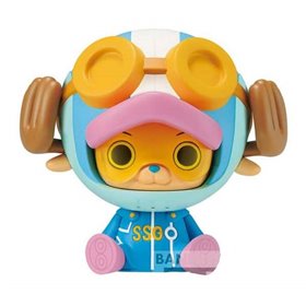Banpresto cabeça de ovo sofvimates figura de helicóptero de 11 cm
