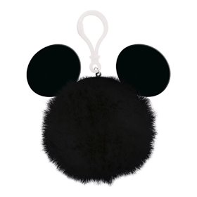 Chaveiro com orelhas de mickey da disney pirâmide pom pom
