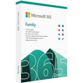 Microsoft Office 365 Familiar - Subscrição ESD 1 ano/6 utilizadores