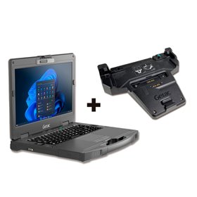 Portátil GETAC S410 Rugged Extreme, i5 6300U 2.4 GHz, 16 GB RAM, 1.00 TB SSD, 14 '' FullHD 1920x1080 + Docking Station - Recondi