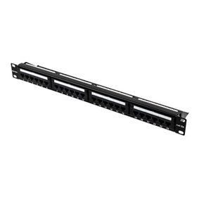 Painel de patch de dados Aiten 24 pontos UTP CAT6 IDC