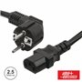 Cabo Alimentação Schuko Macho 3P / Iec C13 Fêmea 2.5M Preto
