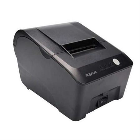 Impressora de recibos térmica aproximada - Resolução 203dpi - Velocidade 100mm/s - USB e RJ11 - Corte manual