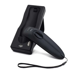 Leitor de código de barras RF Bluetooth sem fio aproximado - Indicador LED, Beeper e Vibração - Velocidade 30fps - Autonomia até
