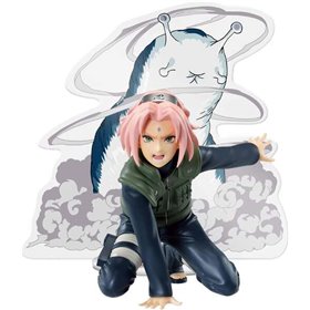 Painel Banpresto Naruto Shippuden Spectable Sakura Haruno - Figura colecionável - Altura 9cm aprox. - Fabricado em PVC e ABS
