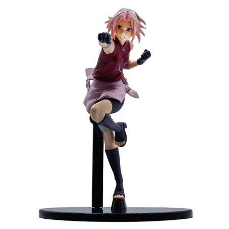 Banpresto Naruto Shippuden Vibration Stars Haruno Sakura - Figura colecionável - Altura 16cm aprox. - Fabricado em PVC e ABS