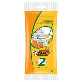 Bic Sensitive 2 Pacote de 5 lâminas descartáveis de 2 lâminas