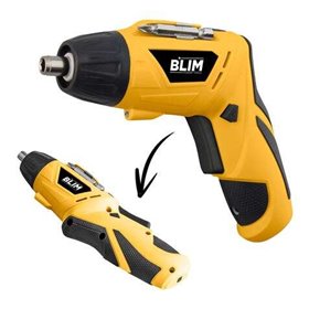 Chave de fenda dupla posição Blim Bateria 4V - Velocidade 210 Rpm - Conector hexagonal de 1/4 (6,35 mm) - Mudança de sentido de 