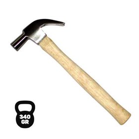 Martelo de Carpinteiro Blim - Peso 340 Gr - Golpes Precisos e Poderosos - Cabo de Madeira