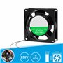 Ventoinha 230V 92X92X25Mm 2 Fios