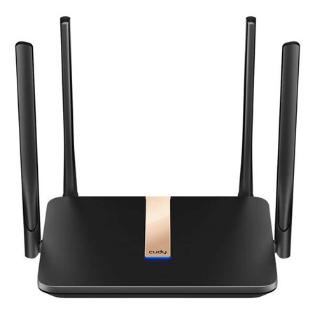 Roteador WiFi de banda dupla Cudy LT500D AC1200 4G LTE - 1 porta Wan 10/100 Mbps e 3 portas Lan 10/100 Mbps - 2 antenas WiFi e 2