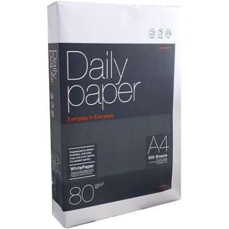 Papel Diário Papel A4 80gr. 210x297mm (500 Folhas) Branco