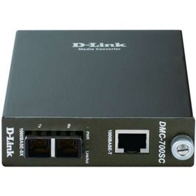 Conversor de mídia D-Link Gigabit RJ-45 para fibra óptica SC