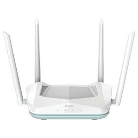 Roteador D-Link Eagle Pro AI AX1500 WiFi 6 Smart Dual Band - Até 1200Mbps - 3 portas RJ45 10/100 Mbps - Controle de voz com Goog