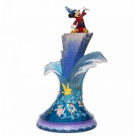 Figura enesco disney fantasia 2000 mickey feiticeiro obra-prima